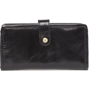 HOBO | Torch Leather Snap Wallet | Black | NEW WITH TAGS ATTACHED